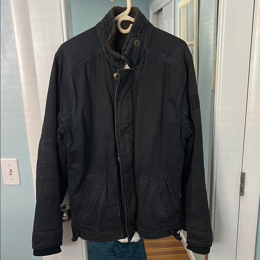 Abercrombie & Fitch Navy Military Field Jacket